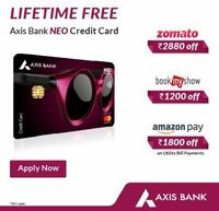 Get Lifetime Free Axis Neo RuPay Credit Card [Read Inside]