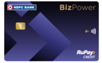 HDFC BizGrow & BizPower Now on RuPay Variant | Free Amazon Prime, 5% cashback on purchase of Amazon/ Flipkart vouchers
