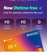 HDFC Swiggy Credit Card - Lifetime Free