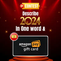 Contest: Describe 2024 in 1 Word - Win Amazon Gift cards