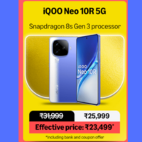 iQOO Neo 10R in Amazon Prime Day Sale at ₹23,499! Buy or Not?