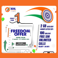 How to get BSNL Rs.1 Offer? BSNL Freedom Plan Not Working?