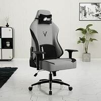 Green Soul Vision Multi-Functional Ergonomic Gaming Chair, Premium Fabric Chair with Adjustable Neck & Lumbar Pillow, 4D Adjustable Armrests & Heavy Duty Metal Base (Earth) Installation Provided