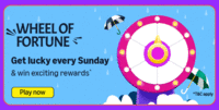 Amazon wheel of fortune(win 10rs/20rs)