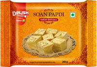 Delish by Flipkart Soan Papdi with Almonds, Pistachio, Elaichi Pouch (200 g)