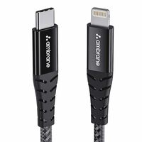 Ambrane Type-C to Lightning USB Cable, 22.5W Fast Charging, 480Mbps Data Sync 