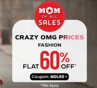 MOM of all Sales - Flat 60% off 