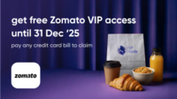 CRED : Pay min ₹1000 Credit Card bill and get Zomato VIP access (User Specific)
