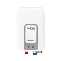 HINDWARE SMART APPLIANCES Atlantic Compacto 3 Litre Instant water heater with Stainless Steel Tank(White And Grey)