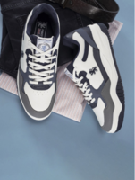 Red Tape Men Colourblocked PU Lace-Ups Sneakers