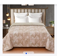 Swiggy--Furnofy Comforters Microfiber King Size Lightweight (220 GSM, Floral, Grey) many options available(location specific)