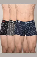 Dollar Bigboss Men's Pack of 3 Cotton Trunk