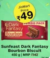 Sunfeast Dark Fantasy Bourbon Biscuit 450 g (90 g x 5 pcs)