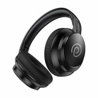 pTron Studio Evo 70hrs Playtime Wireless Over Ear Headphones with HD Mic, Low-Latency Game/Movie/Music Modes, Punchy Bass, BT5.3, Dual Device Pairing, Voice Assistant & Type-C Fast Charging (Black)
