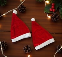 Santa Velvet Cap (Red)