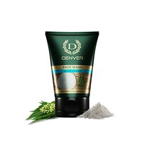 DENVER Acne Clear Face Wash - 100GM | Remove Acne & Lighten Dark Spots Face Gel for Men | Suitable for Oily Skin | All Skin Type