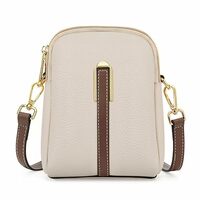 ADISA Women's Girls Grains Cross Body Sling Messenger Bag (SL8133-BEI)