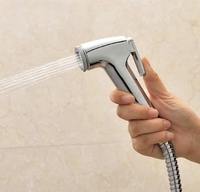 BD Plastic Health ABS County Health Faucet Bidet Gun Shower Chrome Finish (Silver)