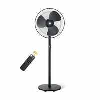 atomberg Renesa 400mm Pedestal Fan | 5-star rated |2 Years Warranty (Midnight Black)