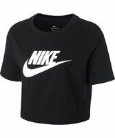 Nike Women's Solid Straight Fit T-Shirt (Size: M)