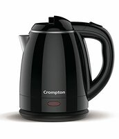 Crompton ActivHot Electric Kettle | 1.2 Litres | Cool Touch | Black