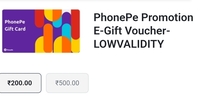 Phonepe Gift Card @ 10% off (Deno- 100 & 500)