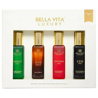 Bella Vita Luxury Unisex Perfume Gift Set (4 x 20 ml)
