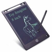 Toy Imagine LCD Writing Tablet for Kids 8.5 Inch | Reusable Slate Pad for Boys & Girls | Drawing, Doodle & Study Tab for Age 2-10 Years | Screen-Free Toys for Learning & Fun Activities