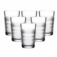 Pasabahce Rain Long Drink Water or Juice Glass | 520345 - 350 ml 6 Pcs(location specific)