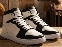 ROYAL RANCH Men Colourblocked PU High-Top Sneakers