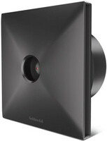 Goldmedal Aria for Kitchen, Bathroom and Office with Air Suction - Black 150 mm Exhaust Fan (Black)