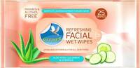 GLIDER Face Wipes Enriched with Aloe Vera ,Cucumber & Vitamin E ( MIN 6 | 25 Wipes * 6) @ Rs 171
