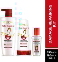 L'Oréal Paris Total Repair 5 Shampoo 650ml + Conditioner 175ml + Serum 40ml (3 Items in the set)