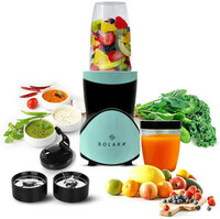 Solara Blendeasy 400 W Juicer Mixer Grinder (SOL-BLN-113z | 2 Jars | Blender for Smoothies and Juices | Aqua)