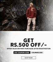 Get ₹500 flat off on your first order at Columbia Sports. 