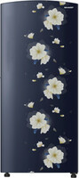 Sharp 197 L Direct Cool Single Door 2 Star Refrigerator  (Floral Fall Blue, SJ-DF225N2-PBF)