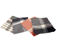 Home One (Pack of 4)  Assorted Cotton  Kitchen Duster