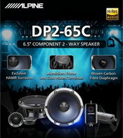 (NEW EDITION) ALPINE DP2-65C COMPONENT CAR SPEAKERS 240 WATT