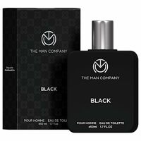 The Man Company Black Edt Perfume For Men - 50Ml, Premium Long Lasting Fragrance Spray, Gift For Him - Fresh