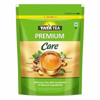 Tata Tea Premium Care Black Tea 1kg, Delicious Tea with Goodness of Tulsi, Mulethi, Ginger, Brahmi & Elaichi, Trusted Quality Tea, Loose Leaves