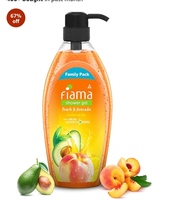 Fiama Body Wash Shower Gel Peach & Avocado 900ml Family Pack 