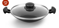 Pigeon Aluminium Non-Stick Appachetty with Lid (200mm) 