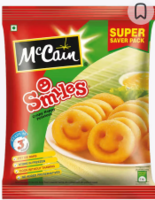 Swiggy Instamart- Mccains Smileys 1.25 kg @ 60% off