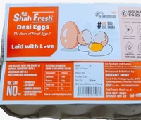 Shah Fresh Desi Eggs 6 Pc