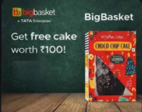 FamPay × Bigbasket – Get Free cake worth of Rs. 100 on Min spend of order of Rs. 100