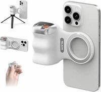 Can one grip turn your phone into a camera?
TELESIN Fun Shot Magnetic Phone Camera DSLR Style Shutter Grip for iPhone & Android with Detachable Wireless Shutter Button - MFI Certified - 1/4" Screw (Magentic Grip)
