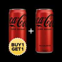 Coca-Cola Zero Sugar Soft Drink 300ml x 2 