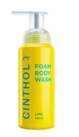 Cinthol Lime Aqua Foaming Body Wash, Glycerin Shower Gel (200ml)