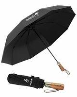 ISABRELLA Umbrella for Men with Wooden Handle, 3 Fold Umbrella [Apply ₹300 Discount Coupon]