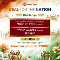 DesiDime Deal For The Nation Challenge | Top 50 Win Amazon Vouchers Worth Up to ₹2000